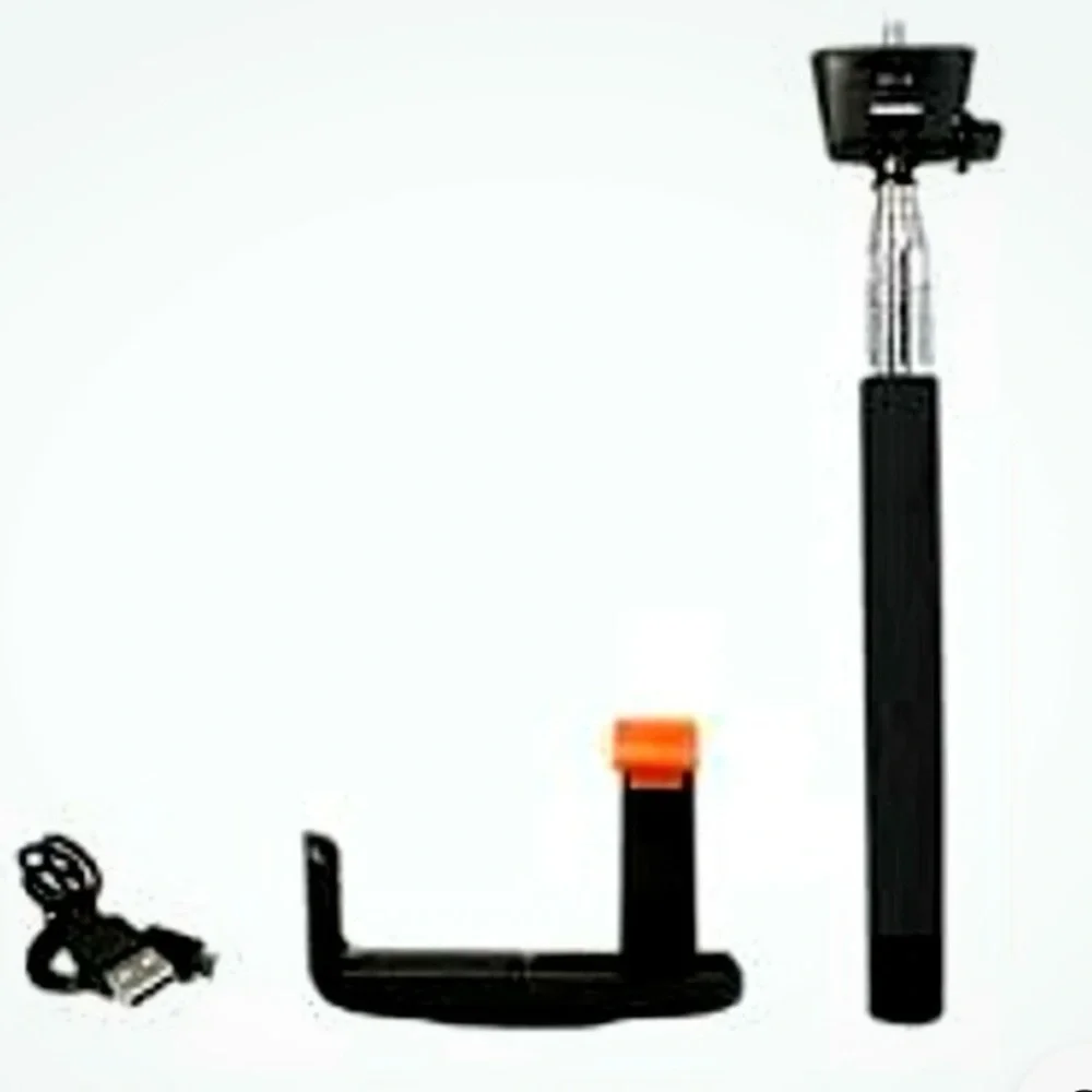 Black Selfie Stick with Bluetooth